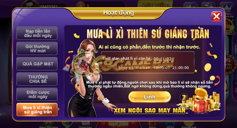 Tặng thưởng dựa vào điểm cược mỗi ngày