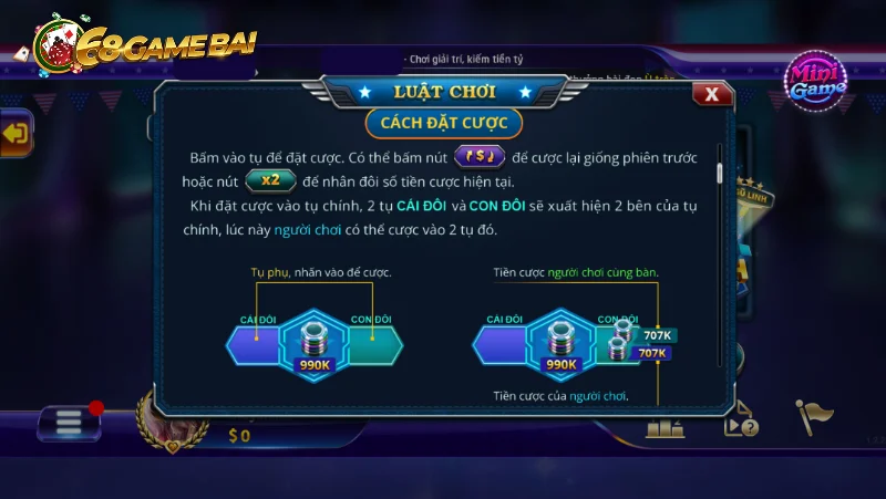 Các thông tin chi tiết nhất về tựa game xì dách 68