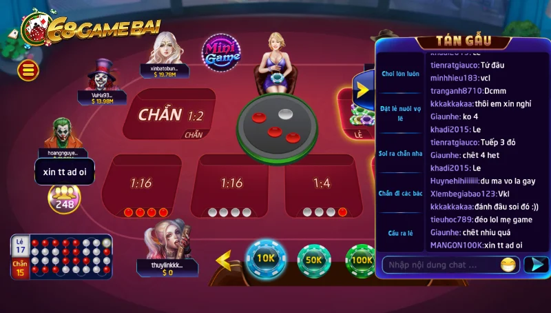 Cách tính điểm số khi chơi xóc đĩa 68 game bài