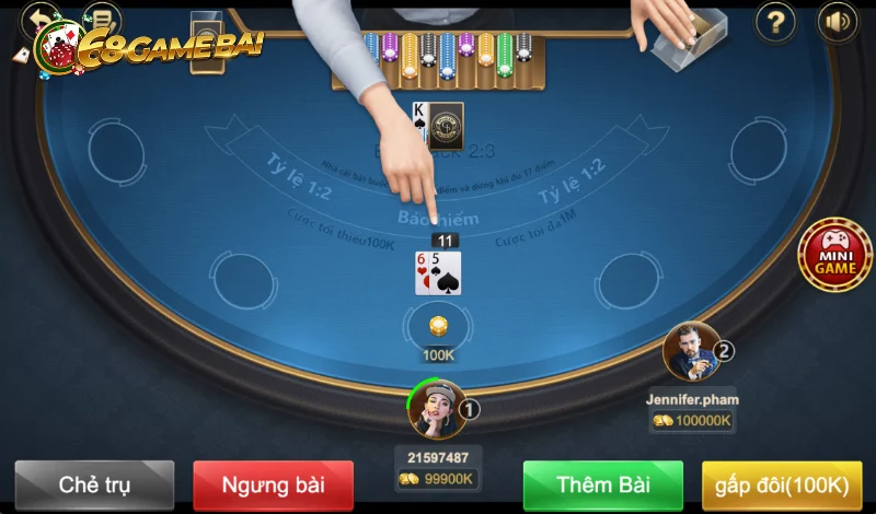 Quy ước giá trị trong Blackjack 68 game bài