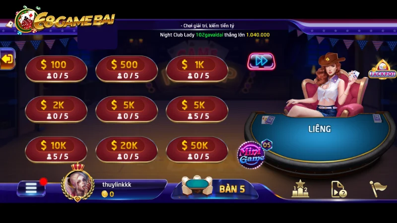 Liêng 68 game bài là thể loại bài gì?